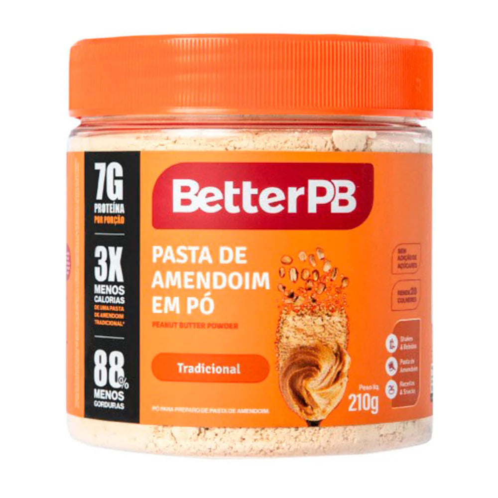 PASTA DE AMENDOIM EM PO 210G BETTERPB TRADICIONAL