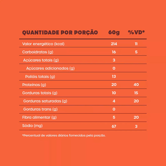 BOLD BAR PACOCA E CHOCOLATE 60G BOLD