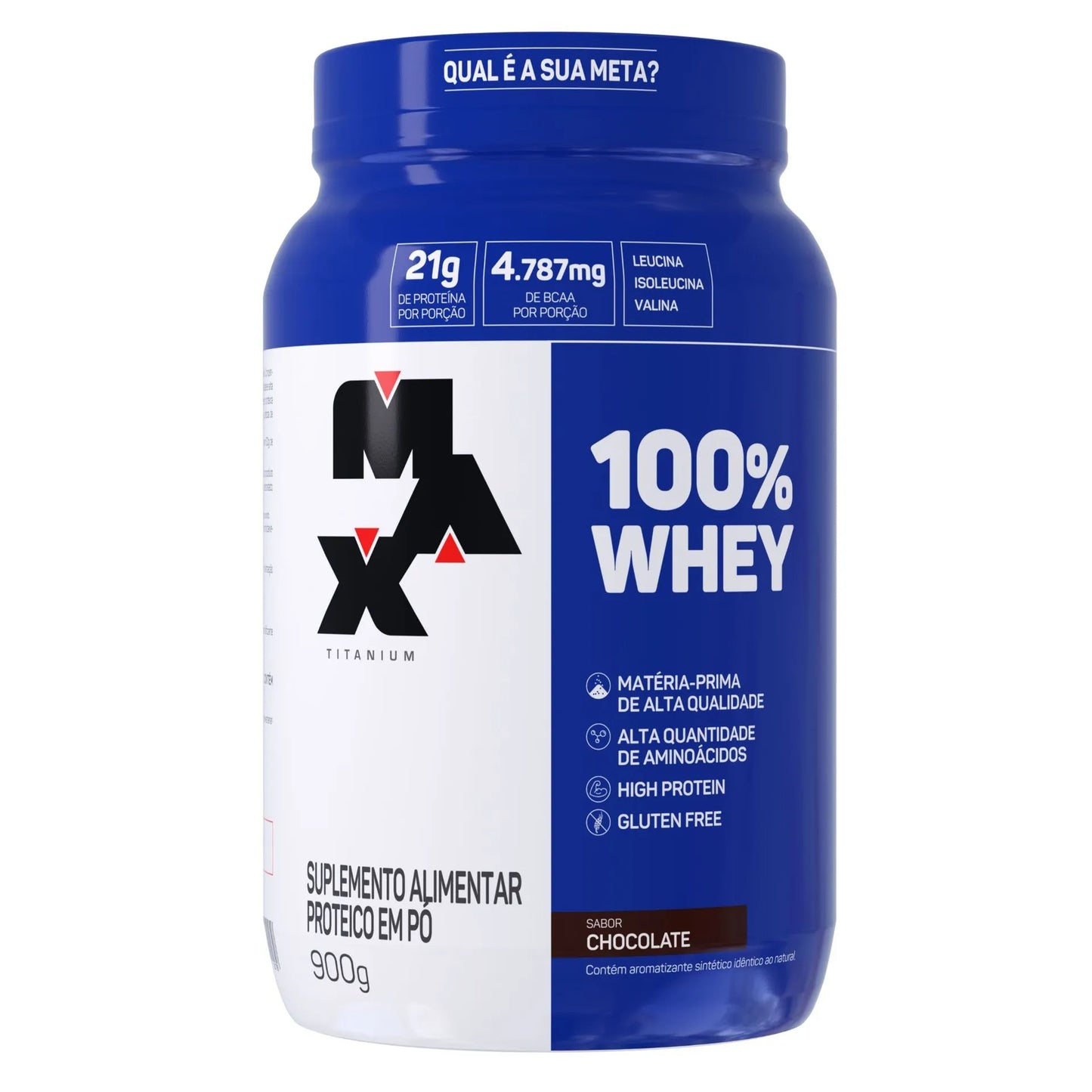 MAX TITANIUM 100% WHEY CHOCOLATE 900G