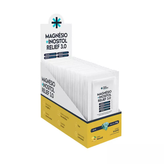 MAGNESIO + INOSITOL RELIEF MARACUJA SACHE - TRUE SOURCE