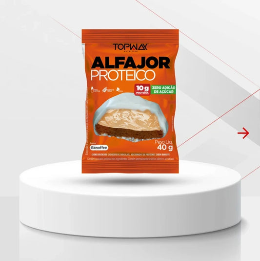 ALFAJOR PROTEICO TOPWAY 40G - BANOFFE