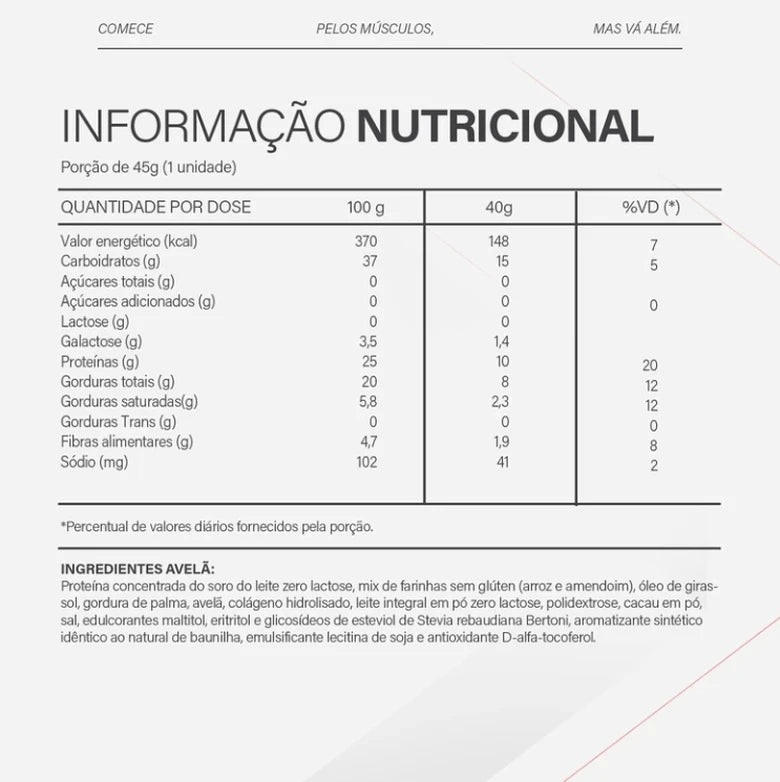 ALFAJOR PROTEICO TOPWAY 40G - AVELA