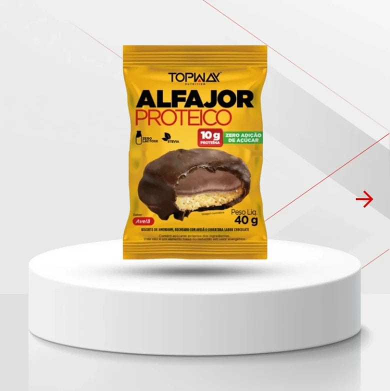 ALFAJOR PROTEICO TOPWAY 40G - AVELA