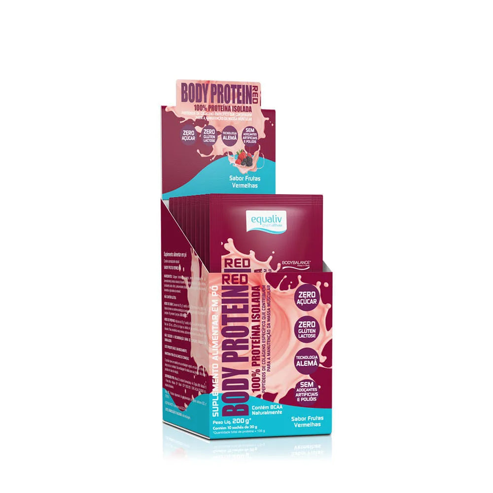 EQUALIV BODY PROTEIN RED SACHE 20G