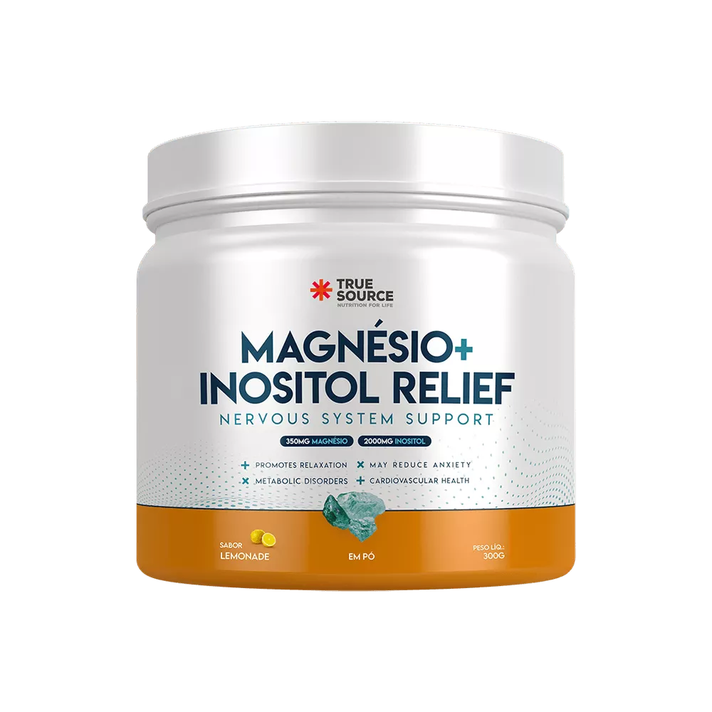 MAGNÉSIO + INOSITOL RELIEF LIMONADE 300G TRUE SOURCE