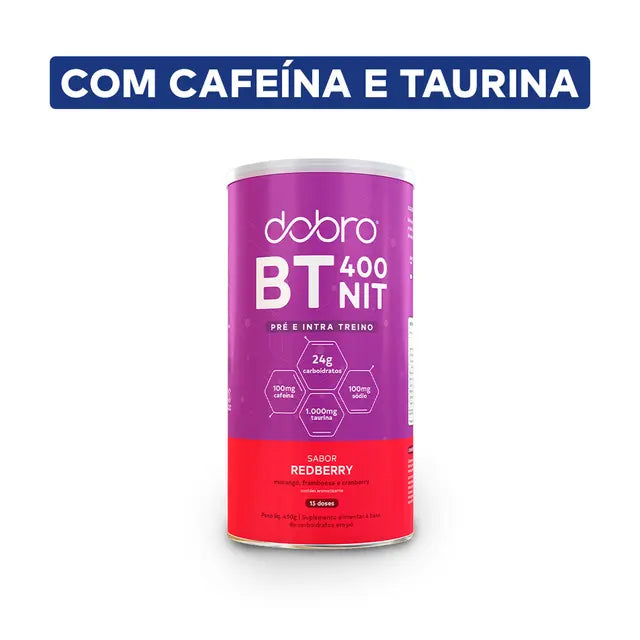 BT NITRATO SABOR REDBERRY 450G DOBRO SUPLEMENTOS