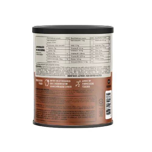 CAFÉ ULTRACOFFEE SABOR CHOCOLATE 220G - PLANT POWER