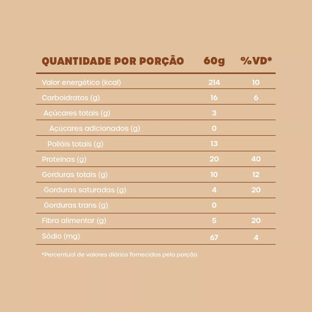 BOLD BAR SABOR LEITE AVELA 60G