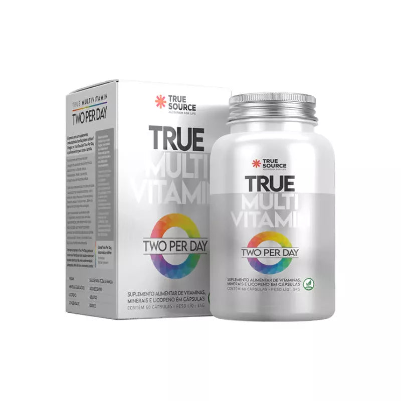 TRUE MULTI VITAMIN TWO PER DAY 60 CAPSULAS - TRUE SOURCE
