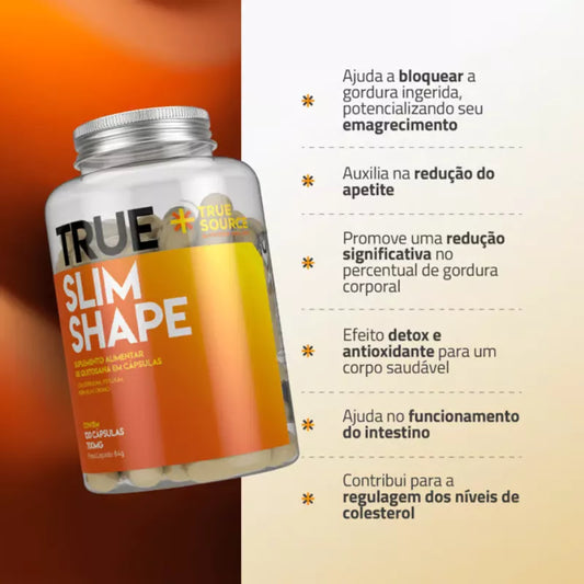 TRUE SLIM SHAPE 600MG 120 CAPSULAS TRUE SOURCE