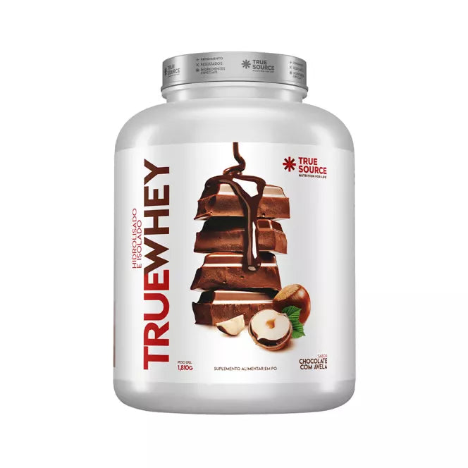 PROTEINA TRUE WHEY CHOCOLATE COM AVELA 1810G TRUE SOURCE