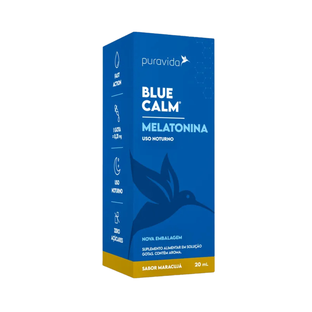BLUE CALM MELATONINA PURAVIDA USO NOTURNO 20ML