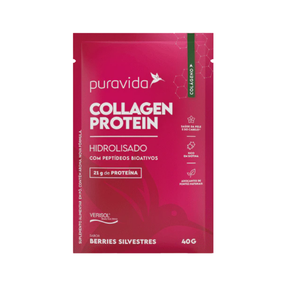COLLAGEN PROTEIN BERRIES PURA VIDA SACHE 40G