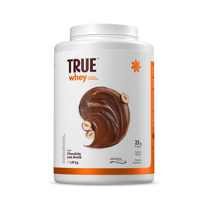 PROTEINA TRUE WHEY CHOCOLATE COM AVELA 1810G TRUE SOURCE