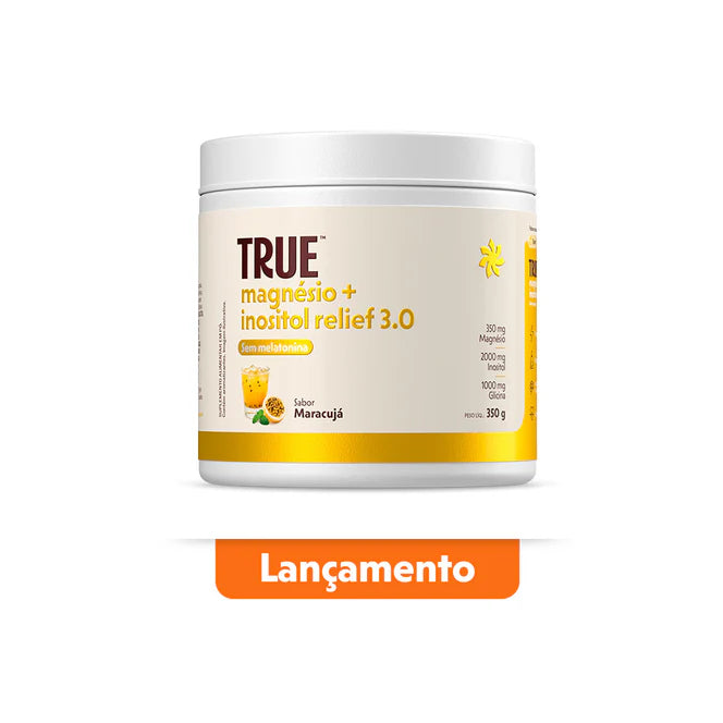 MAGNESIO + INOSITOL 3.0 SEM MELATONINA MARACUJA 350G TRUE SOURCE