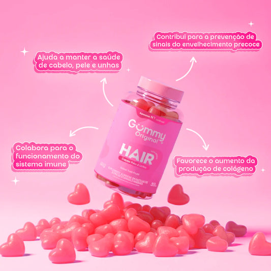 GUMMY HAIR ZERO COM 60 - TUTI FRUTTI