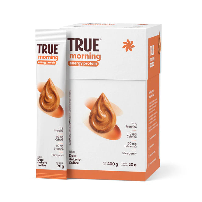 TRUE MORNING ENERGY PROTEIN SABOR DOCE DE LEITE COFFEE 20G