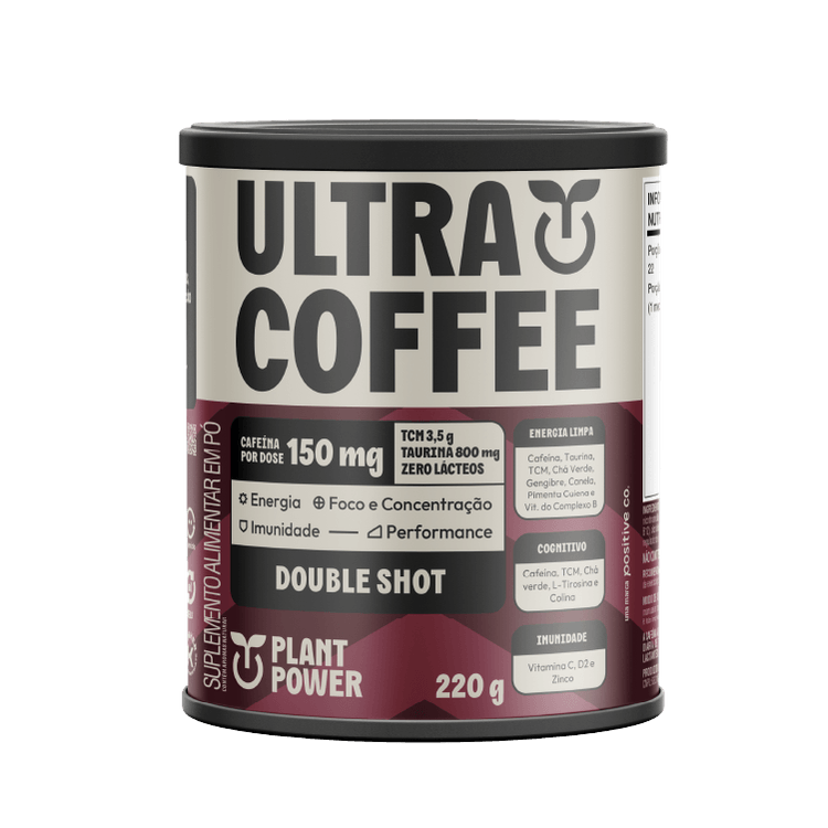 ULTRACOFFEE PLANT POWER 220G DOSE DUPLA