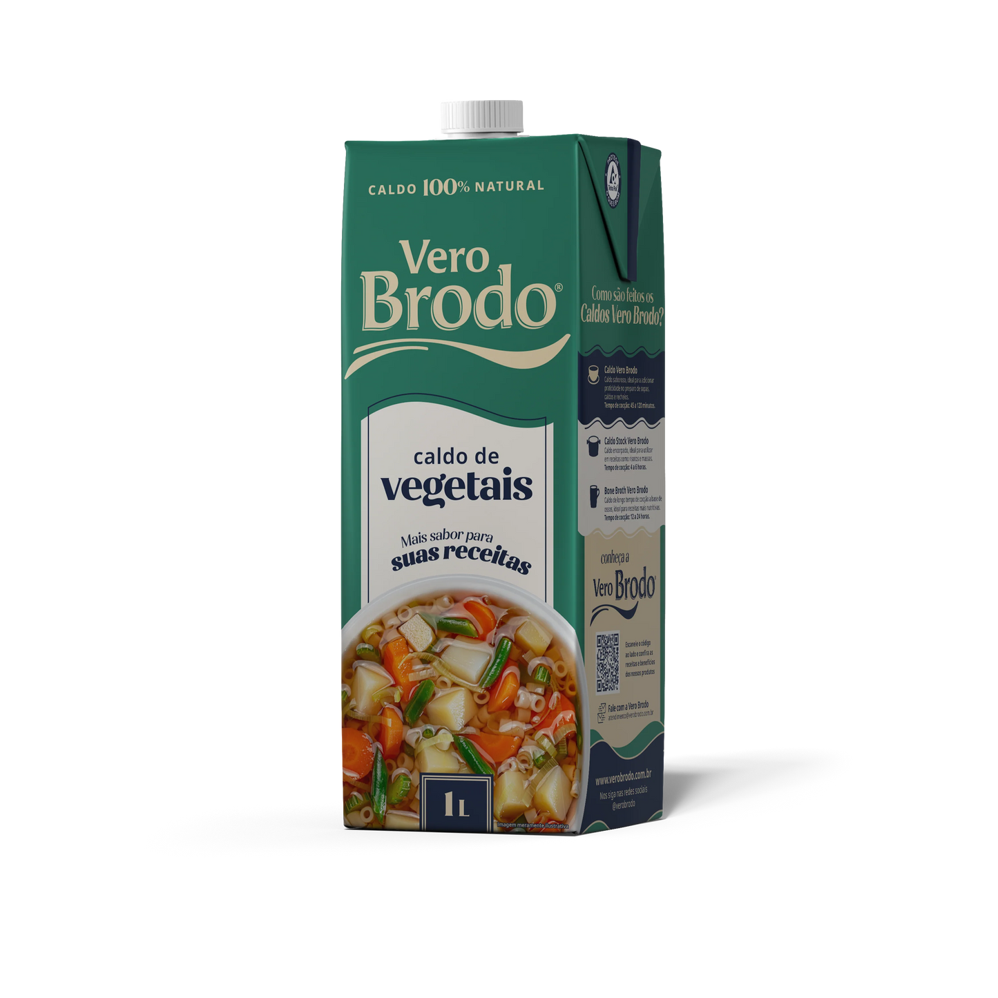 CALDO DE VEGETAIS VERO BRODO 1L