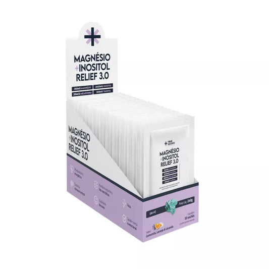 MAGNESIO + INOSITOL RELIEF CAMOMILA E LAVANDA SACHE - TRUE SOURCE