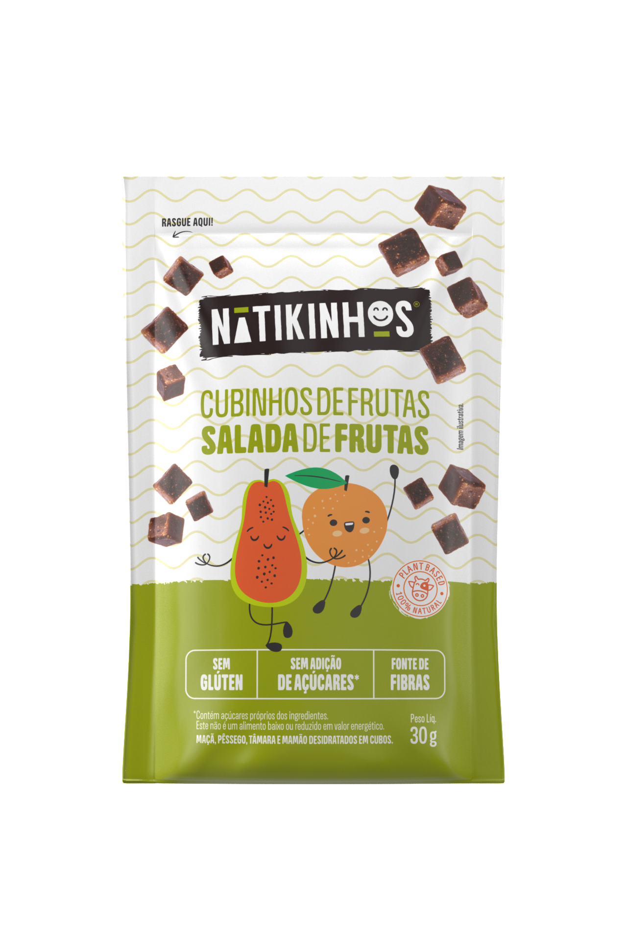 NATIKINHOS DE FRUTAS 30G - SALADA DE FRUTAS