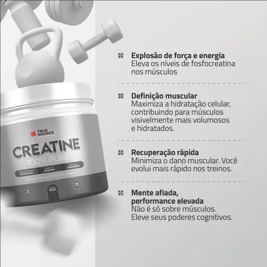 CREATINA PURE 300G - TRUE SOURCE
