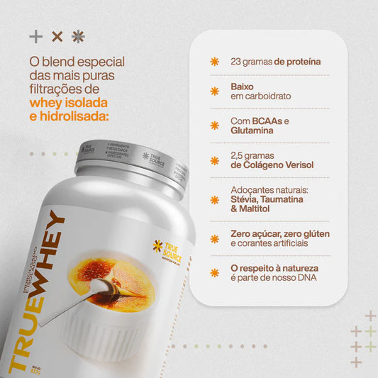 PROTEINA TRUE WHEY DOSE UNICA VANILLA CREME BRULEE 32G SACHE TRUE SOURCE