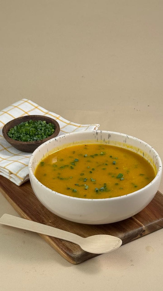 SOPA DE AIPIM COM CAMARÃO