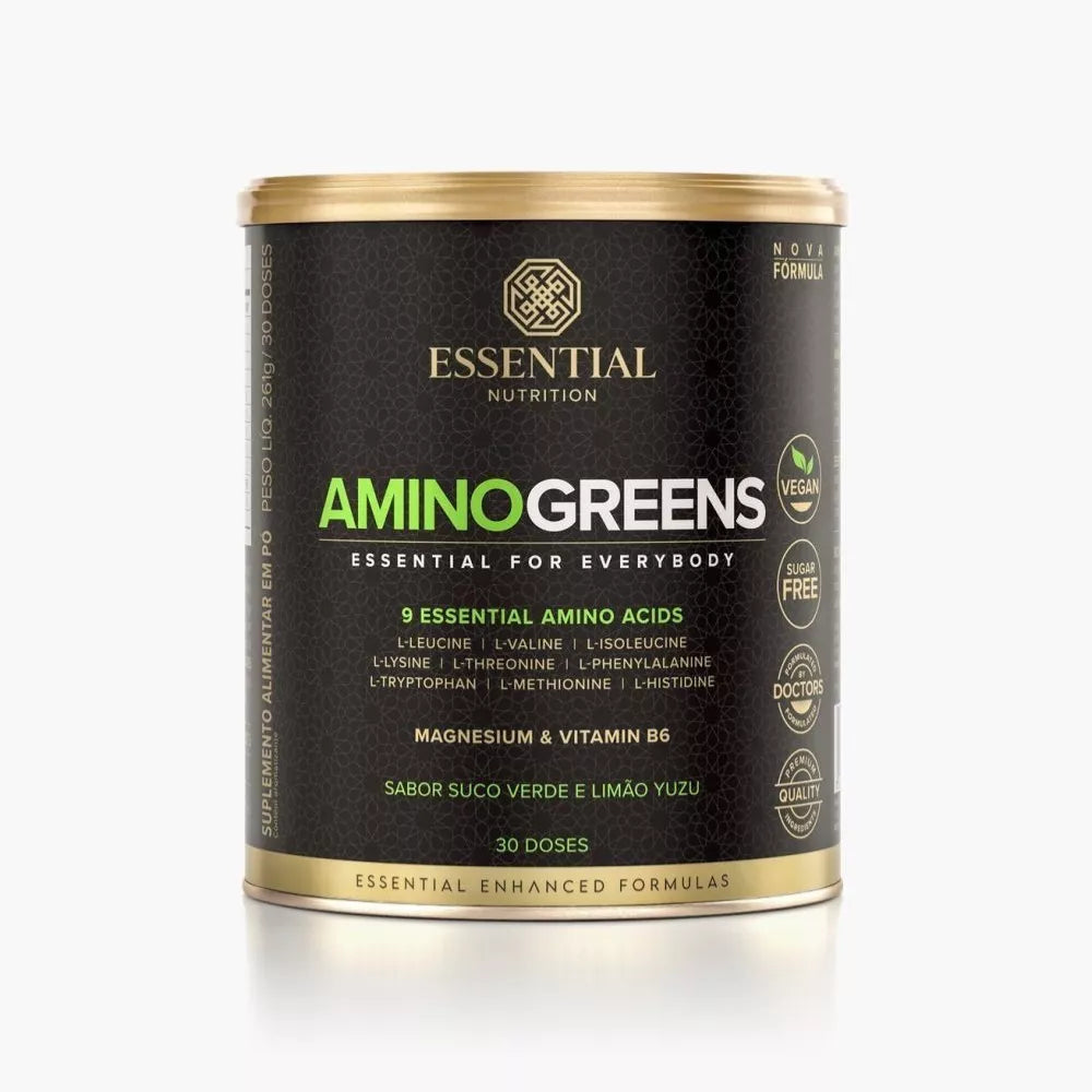 AMINO GREENS LATA 240G- 30DS ESSENTIAL