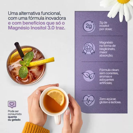 TRUE MAGNÉSIO INOSITOL RELIEF 3.0 CAMOMILA E LAVANDA 350G TRUE SOURCE
