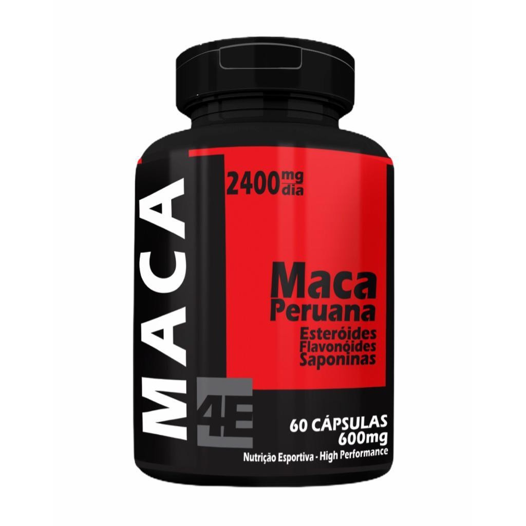 MACA PERUANA 600MG 60 CAPSULAS 4 ELEMENTOS