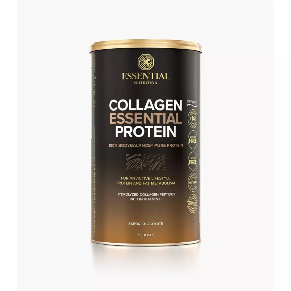 COLLAGEN PROTEIN CHOCOLATE TRUFADO LATA 510G ESSENTIAL