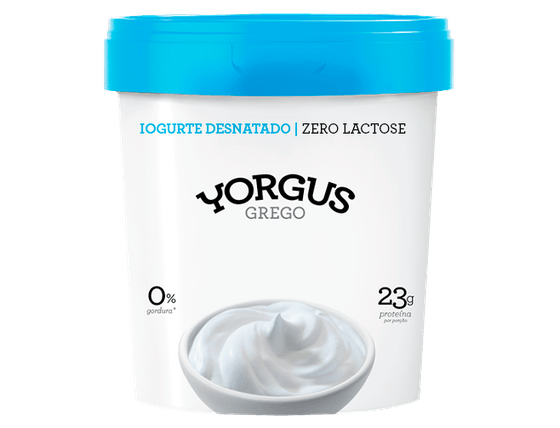 YORGUS 500G IOGURTE GREGO NATURAL - 0% S LACTOSE