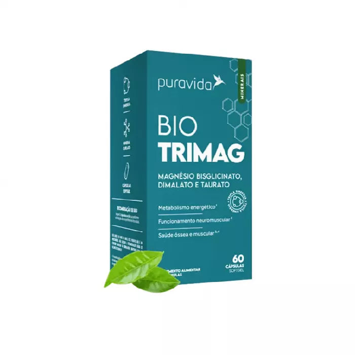 BIO TRI MAGNESIO 60 CAPSULAS PURA VIDA