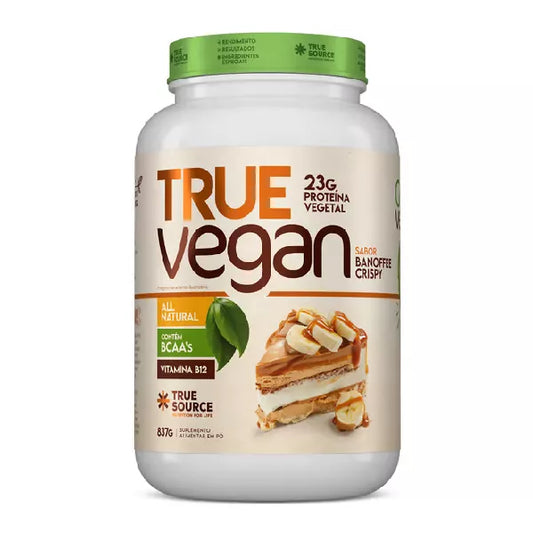 PROTEINA TRUE VEGAN SABOR BANOFFEE CRISPY 837G TRUE SOURCE