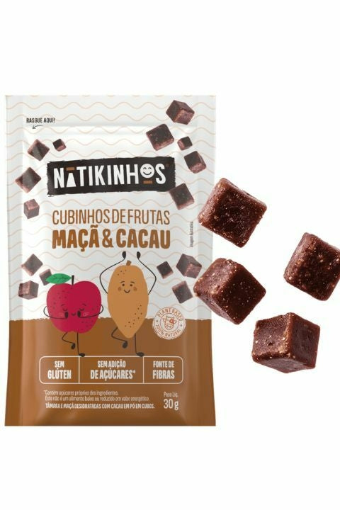 NATIKINHOS DE FRUTAS - 30G MACA E CACAU