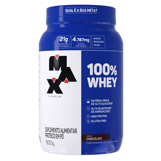 MAX TITANIUM 100% WHEY CHOCOLATE 900G