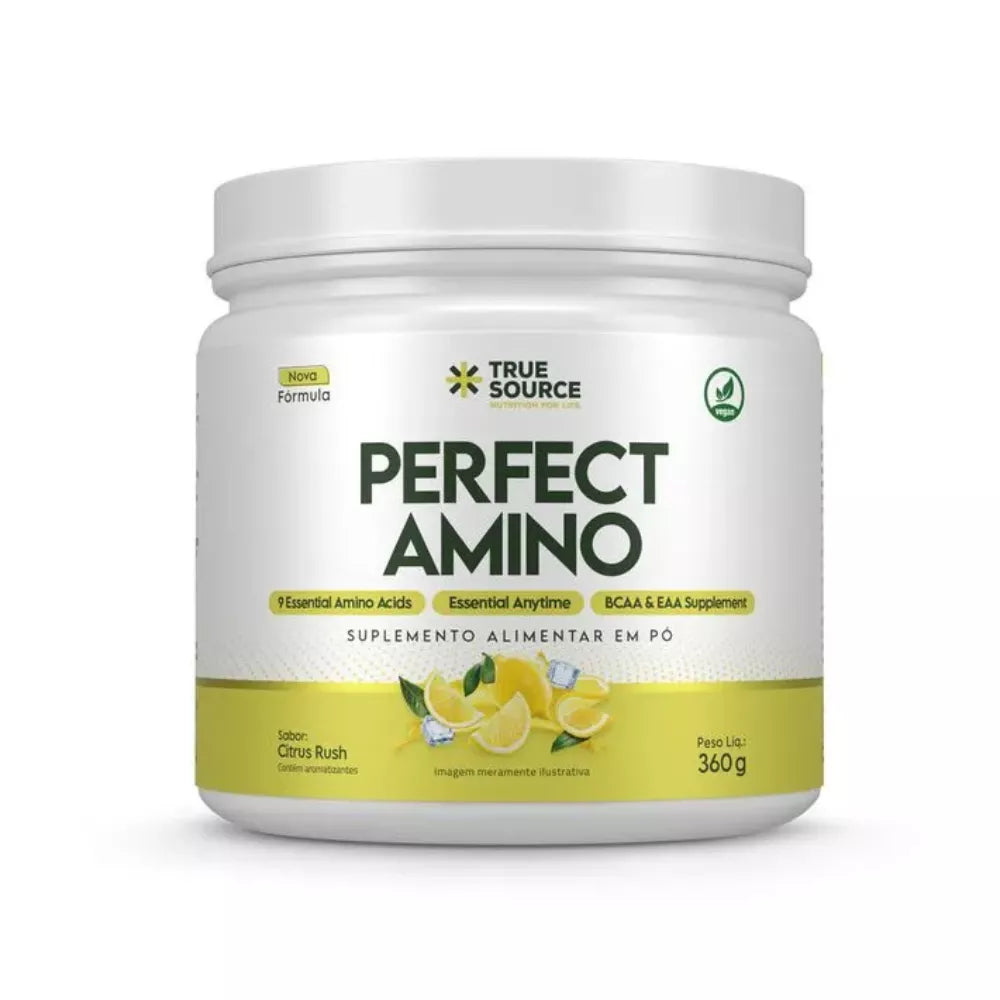 AMINOACIDO PERFECT AMINO CITRUS RUSH 360G - TRUE SOURCE