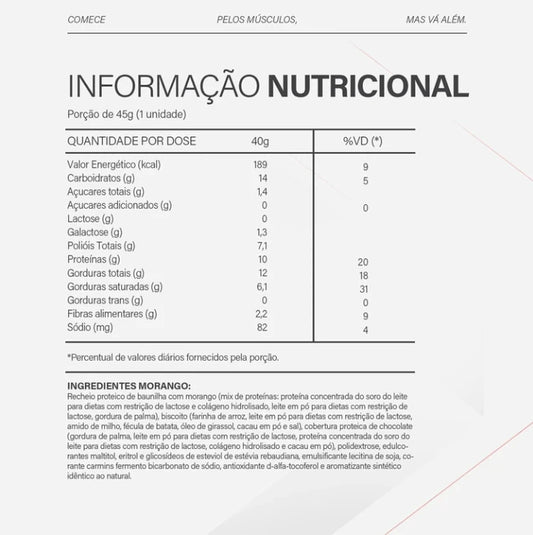 ALFAJOR PROTEICO TOPWAY 40G - MORANGUINHO