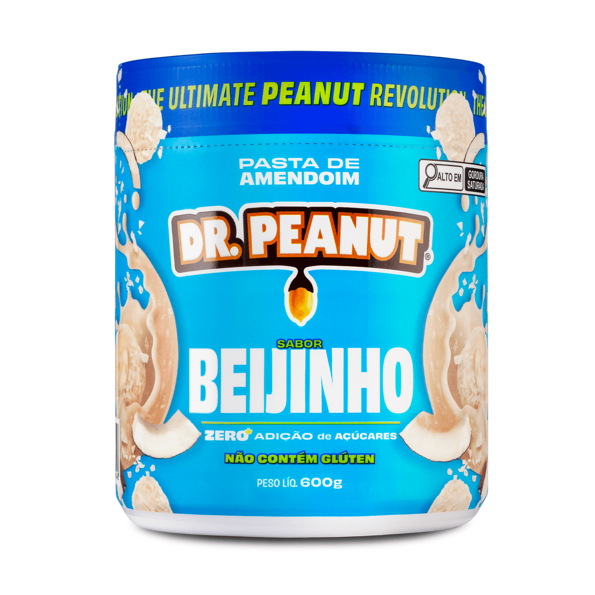 PASTA DE AMENDOIM BEIJINHO 600G DR PEANUT