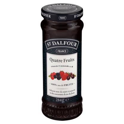 GELEIAS SAINT DALFOUR 284G 4 FRUTAS