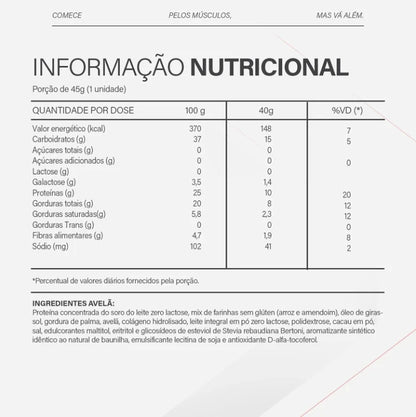 ALFAJOR PROTEICO TOPWAY 40G - AVELA