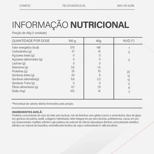 ALFAJOR PROTEICO TOPWAY 40G - AVELA