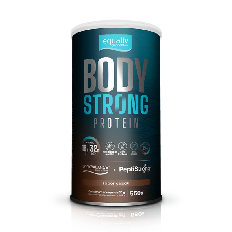 EQUALIV BODY STRONG PROTEIN CACAU 550G