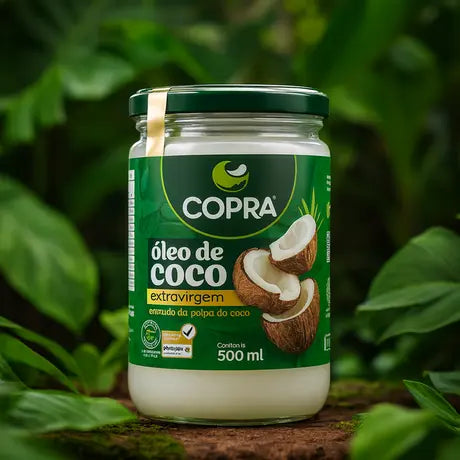 OLEO DE COCO EXTRA VIRGEM ORGANICO COPRA 500ML