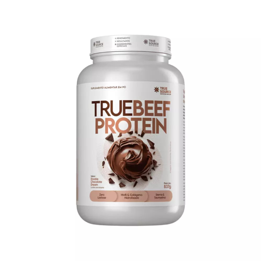 PROTEINA TRUE BEEF PROTEIN CHOCOLATE 837G - TRUE SOURCE