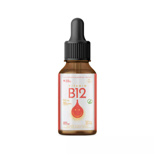 VITAMINA B12 FOR KIDS SABOR MORANGO 30ML - TRUE SOURCE