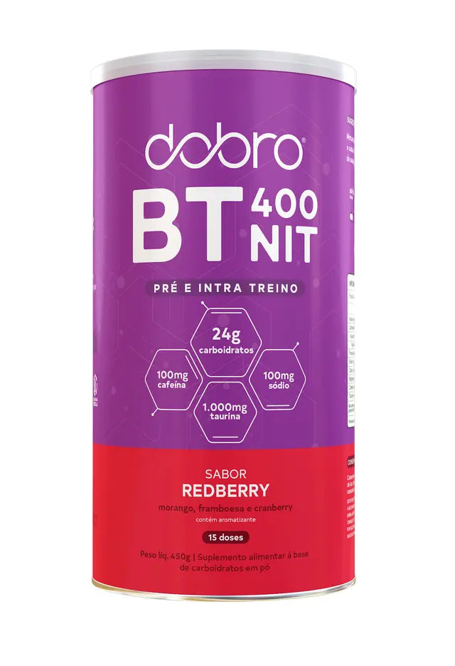 BT NITRATO SABOR REDBERRY 450G DOBRO SUPLEMENTOS