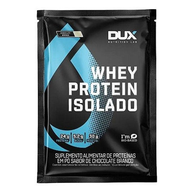 WHEY PROTEIN ISOLADO CHOCOLATE BRANCO SACHE 30G DUX