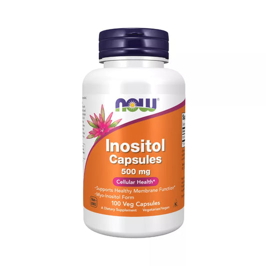 INOSITOL 500MG NOW FOODS 100 CAPSULAS